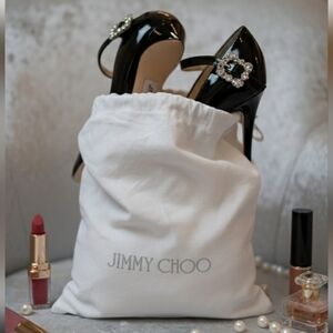 Jimmy Choo luxury shoe dustbag